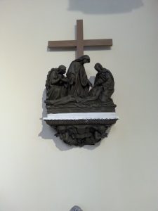 FPDR station of the cross mounted on to a wall